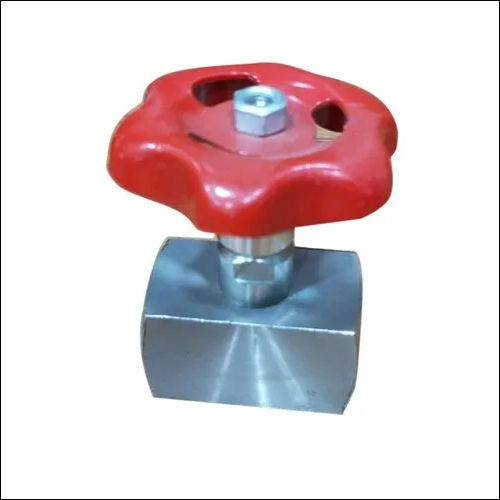 Red Mesco Stainless Steel Needle Valve