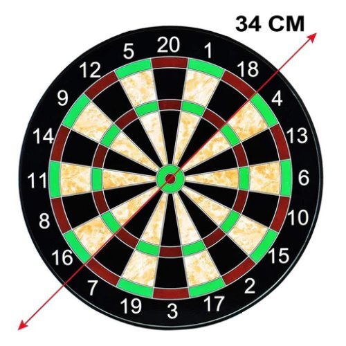 Portable Magnetic Score Dartboard Set