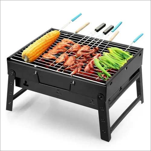 Mild Steel Bbq Charcoal Grill Power Source: Electric