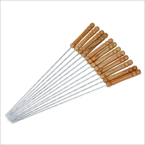 Barbecue Skewers Set With Wooden Handle