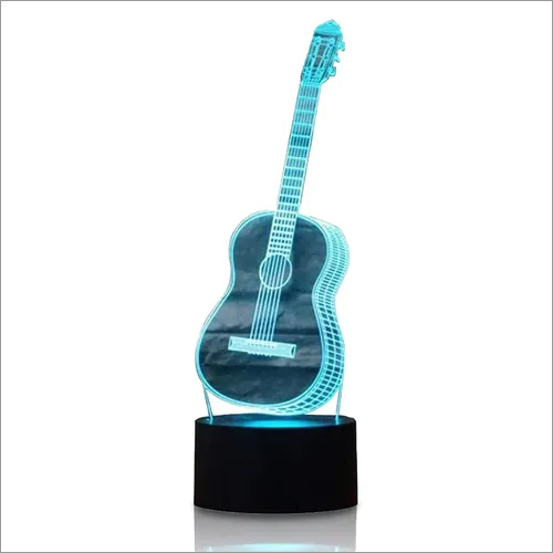 3D Optical Guitar Illusion Lamp