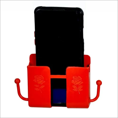 Red Wall Mount Mobile Phone Holder