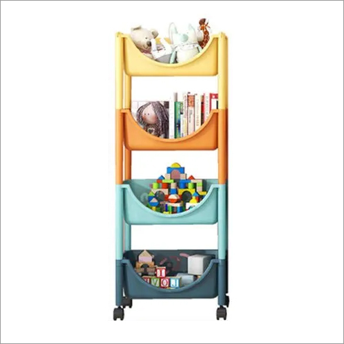 Plastic Kitchen Trolley With Wheels