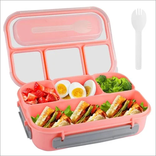 4 Section Plastic Lunch Box