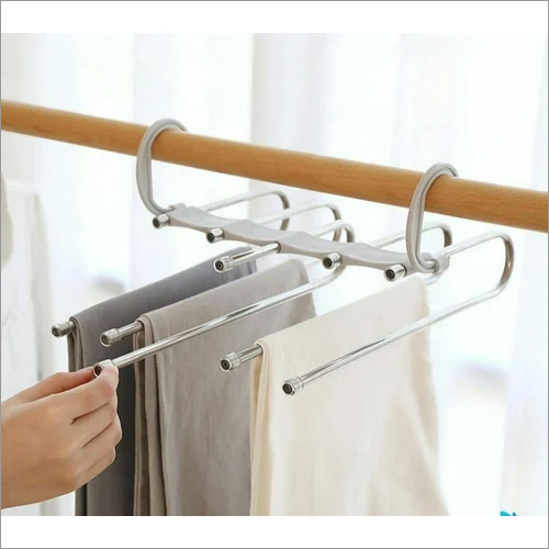 Silver Plastic Towel Cloth Hangers