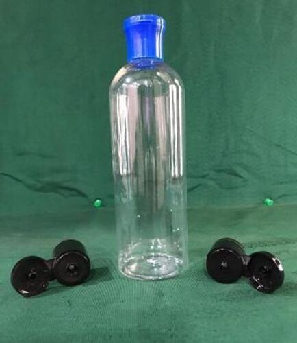 Transparent 200 Ml Hair Oil Bottle With Flip Top Cap