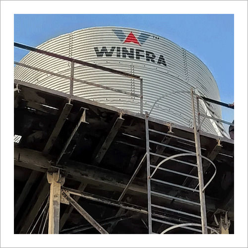 50000 Ltr Zincalume Steel Fire Water Prefabricated Storage Tank Application: Industrial