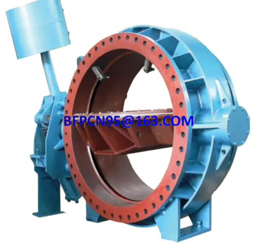 Pump station automatic pressure retaining hydraulic butterfly valve