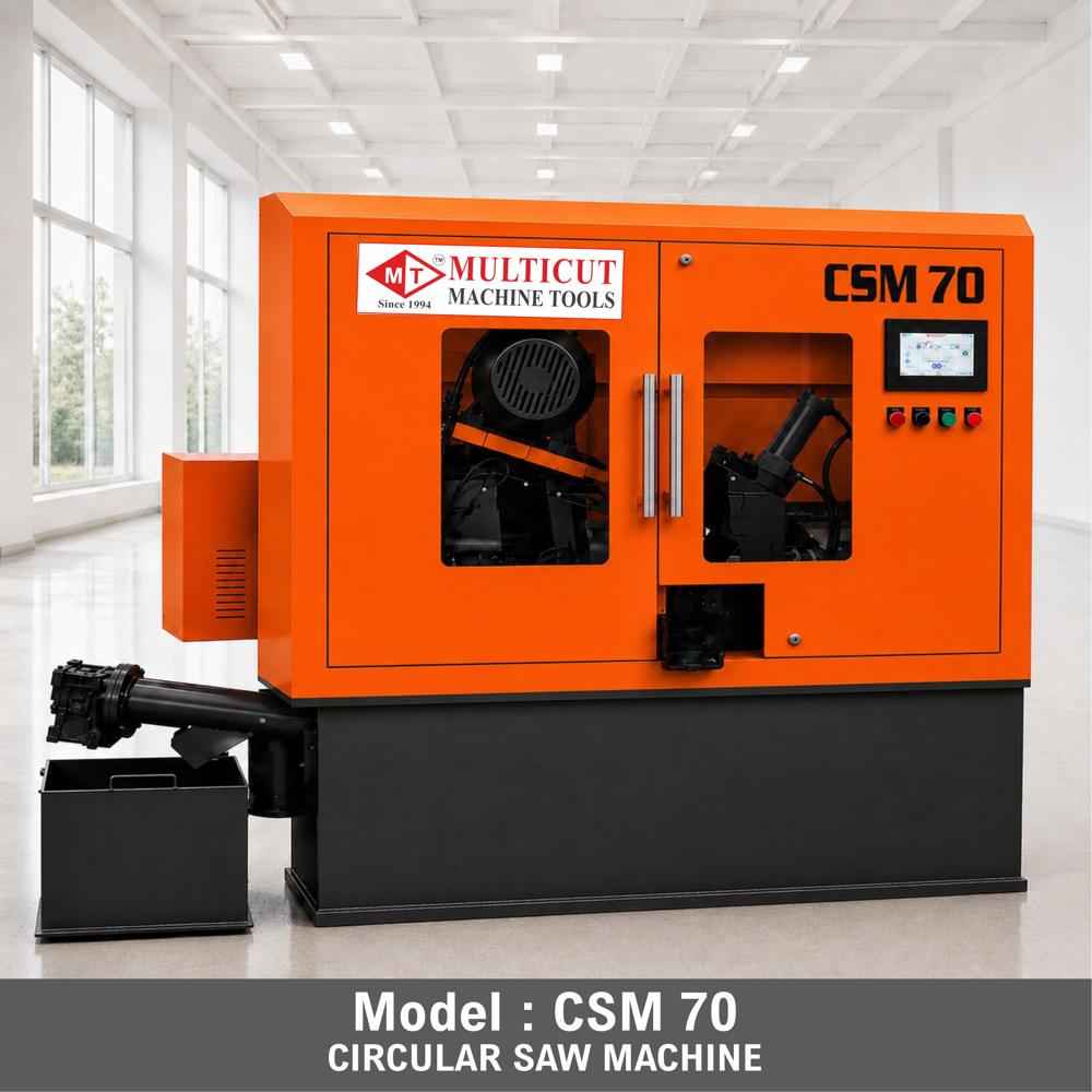 Circular Sawing Machine CSM-80 - Steel, 2100 x 2400 mm, Gray | Fully Automatic, PLC Control, Dual Hydraulic Clamping, High Efficiency, Low Noise
