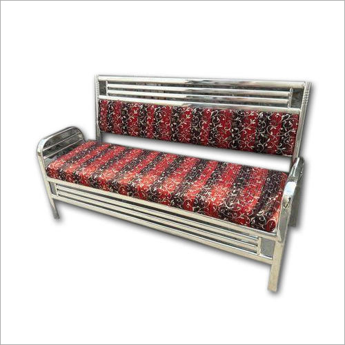 Brown Stainless Steel Banquet Sofa