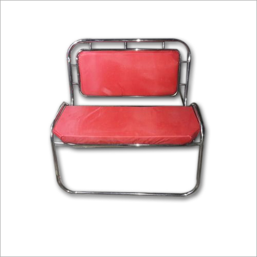 Durable Stainless Steel Red Chair