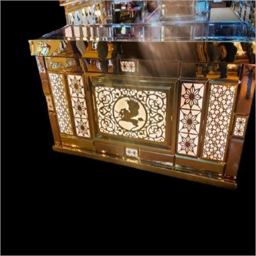 BUFFET COUNTER STAINLESS STEEL GOLDEN CATERING COUNTER