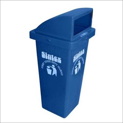 Blue Sintex Plastic Dustbin Application: Home And Outdoor