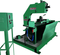 Automatic Tyre / Riser Cutting Vertical Band Saw Machine