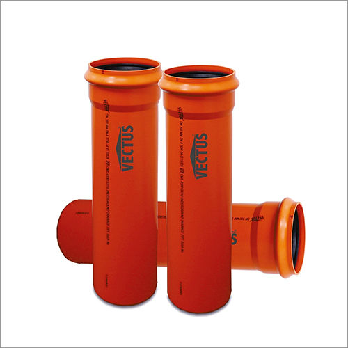 Orange Pvc Underground Drainage Pipe