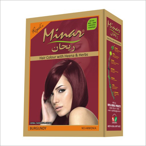 Minar Burgundi Hair Colour Recommended For: Women