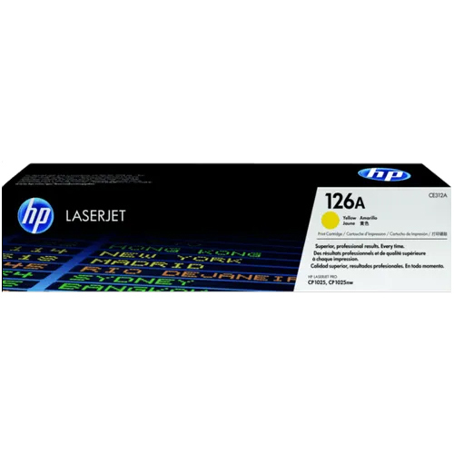 HP 126A Yellow Original Laser Jet Toner Cartridge