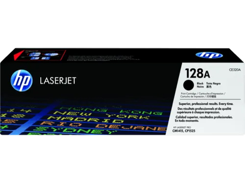 HP 128A Black Original LaserJet Toner Cartridge