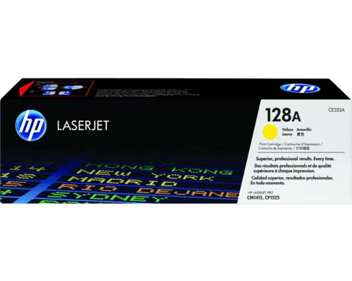 HP 128A Yellow Original LaserJet Toner Cartridge