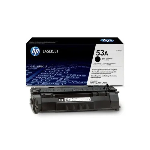 Hp 53A Black Original Laser Jet Toner Cartridge For Use In: Printer