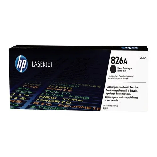 Hp 826A Black Original Laserjet Toner Cartridge (Cf310A) For Use In: Printer