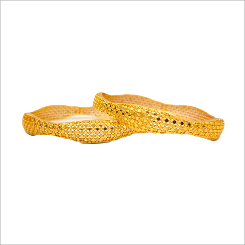 Golden Red Stone Bangle