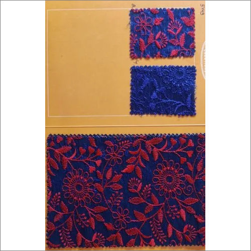Cording Work Fabrics at Rs 400/meter, Embroidery Work Fabric in Surat