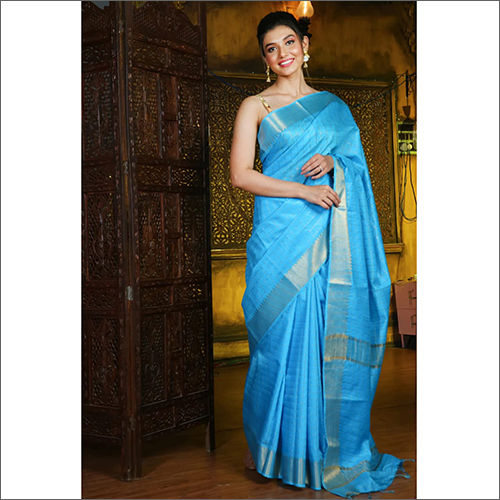 Ethnic Ladies Sky Blue Kota Silk Saree