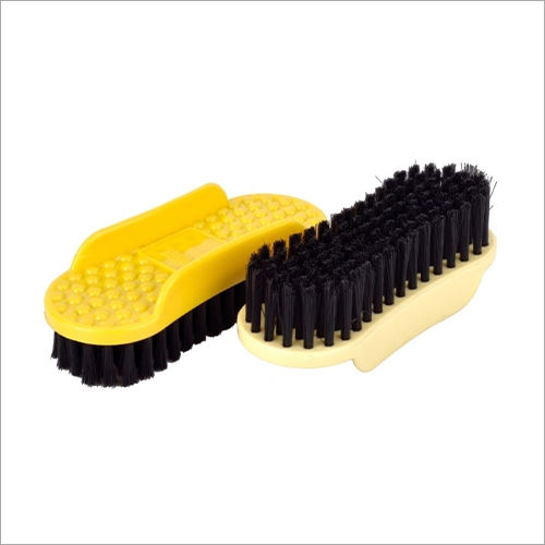 Yellow And Cream Venus Commando Shoe Shine Brush