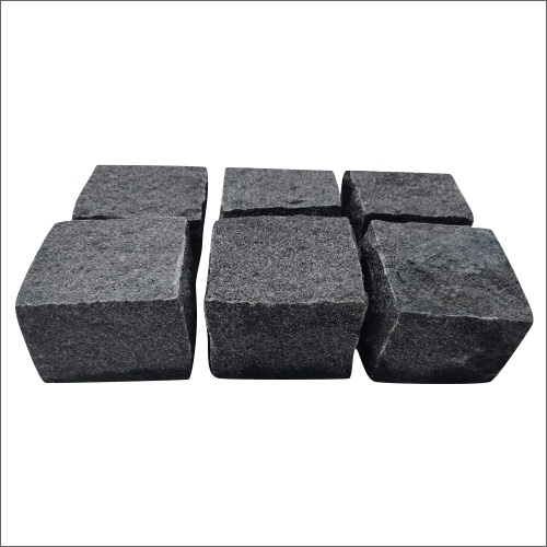 Natural Stone Black Cobblestone