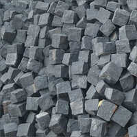 Black Granite Cobblestone