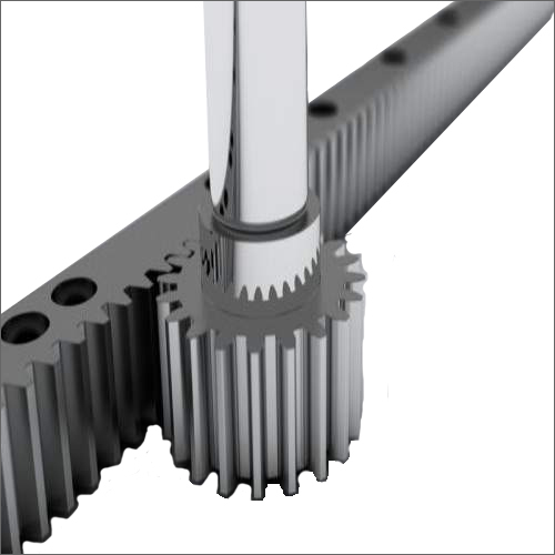 Silver Rack And Pinion Gears