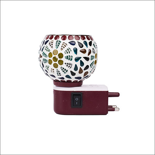 Glass Kapoor Dani With Night Lamp