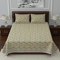 Floral Print King Size Double Bedsheet