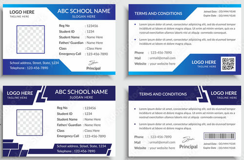 PVC School ID Card