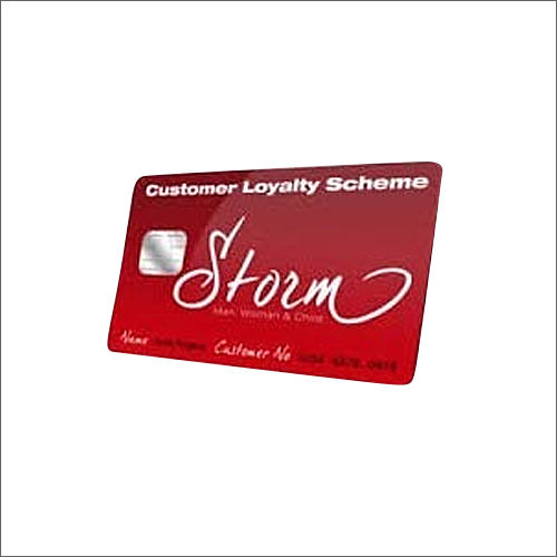 Glossy Plastic Loyalty Card