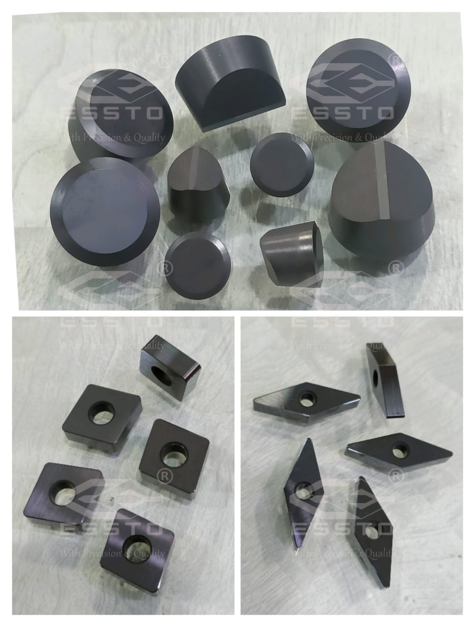 Solid CBN Inserts -RCGX RNGN SNGN for HSS Roll Turning and Pass Grooving