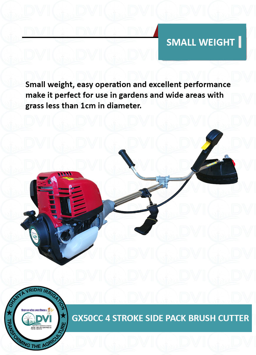 4 Stroke 50cc Side Pack Brush Cutter