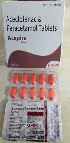 Aceclofenac And Paracetamol Tablets General Medicines