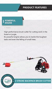 2 Stroke Back Pack Brush Cutter