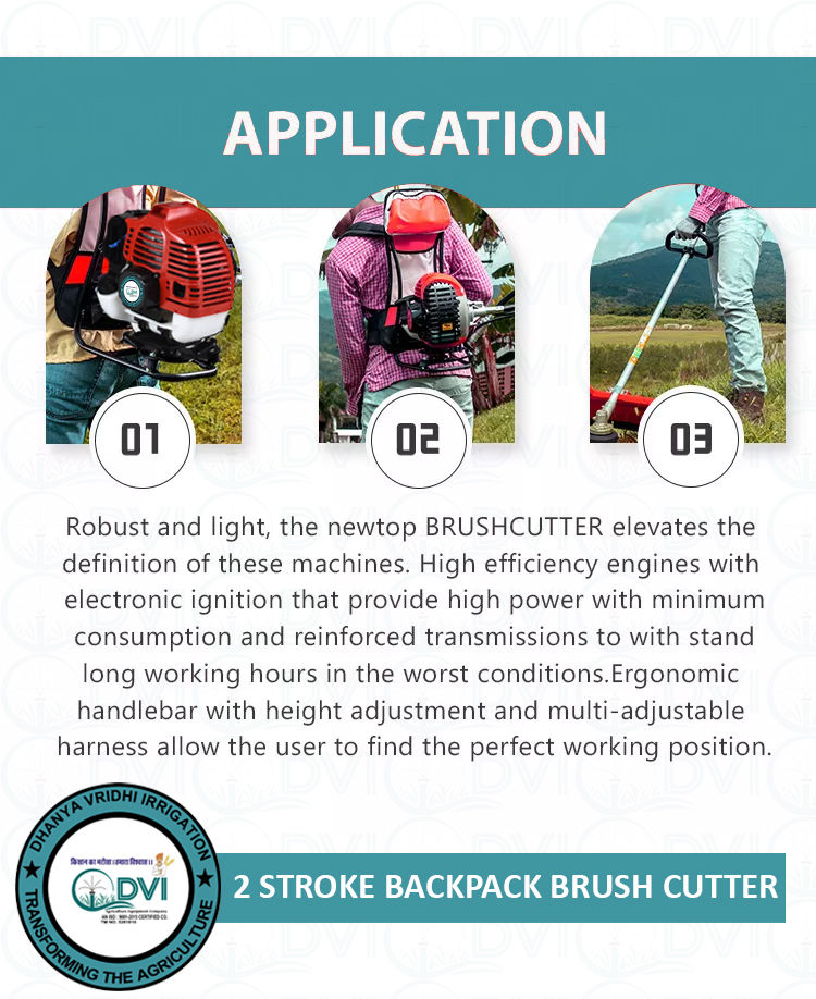 2 Stroke Back Pack Brush Cutter