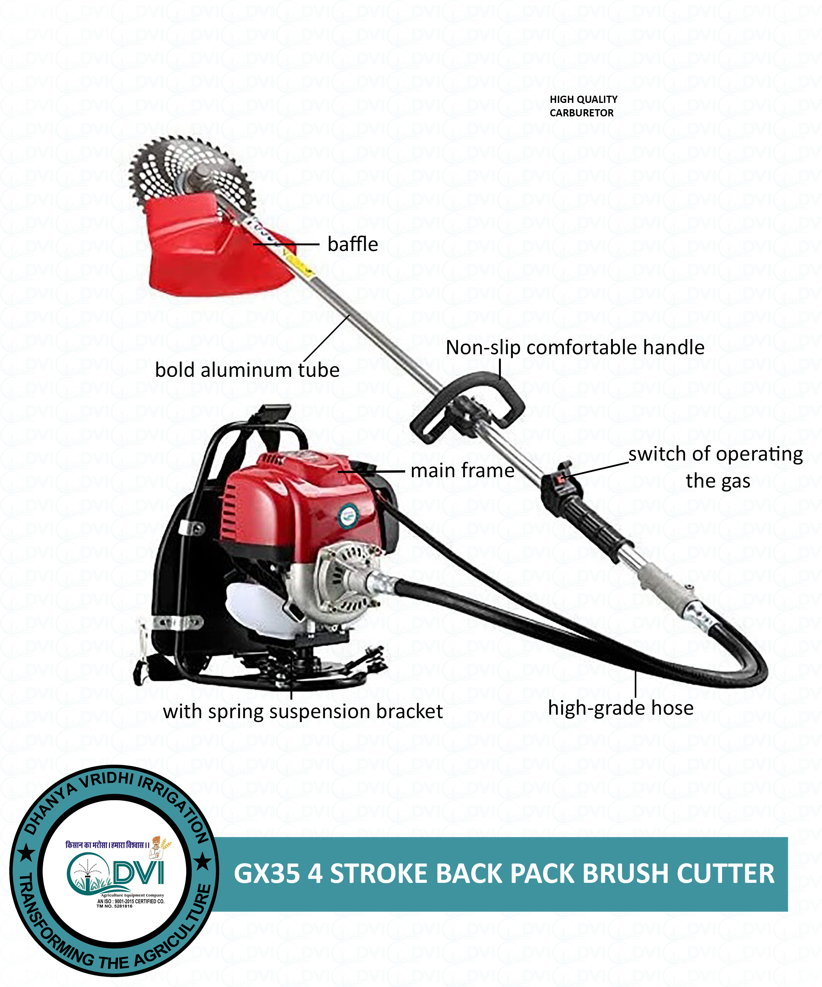 35cc Back Pack Brush Cutter