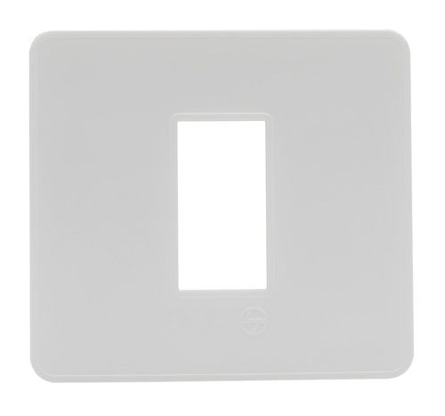 L and T Engem White 1 Module Plate