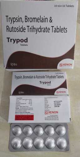 Trypsin Bromelain And Rutoside Trihydrate Tablets