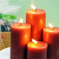 Scented Pillar Candle (Sandalwood)