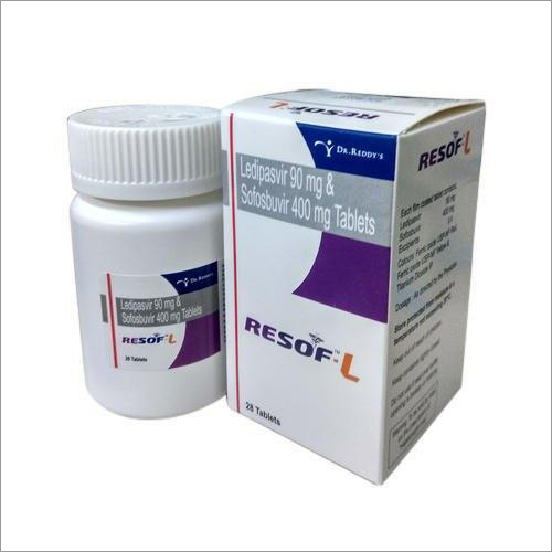 Ledipasvir 90 MG And Sofosbuvir 400 MG Tablets
