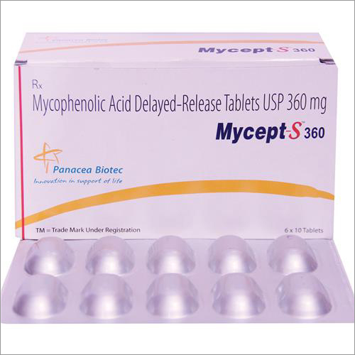 360 MG Mycophenolic Acid Delayed Release Tablets USP