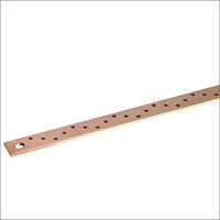 32mm Copper Busbar - Copper, 2000mm Length, 32mm Width, 0.8mm Thickness, Polished Golden Surface Finish | Industrial Grade, Short Circuit Resistance