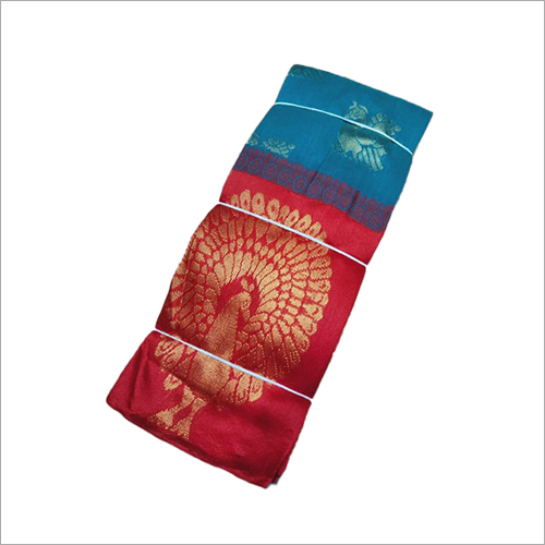 Multicolor Kakinara Silk Red Border Saree