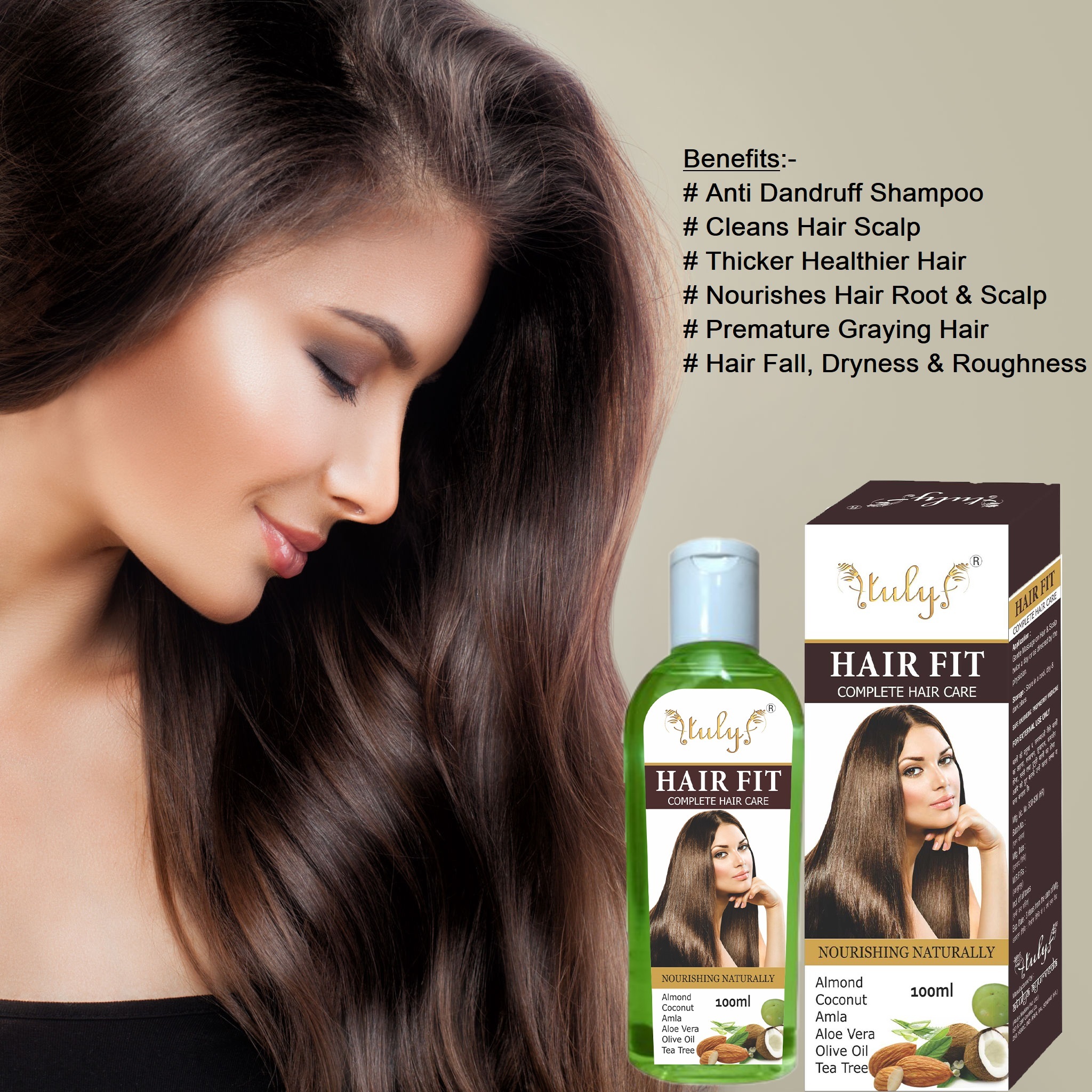 Hair Fit Oil for Nourishes Scalp Hair Follicles Roots Premature Graying
